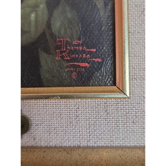 Thomas Kinkade "A Perfect Yellow Rose"  10" x 12" Framed Signed Authenticity - Picture 2 of 7